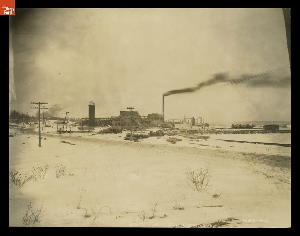 Ford Motor Company Sawmill, L'Anse, Michigan, January 1924