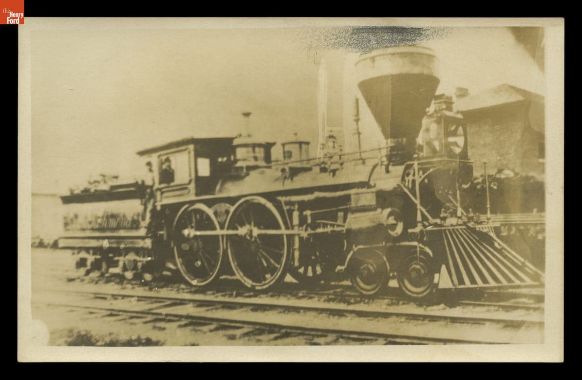 Locomotive, circa 1865