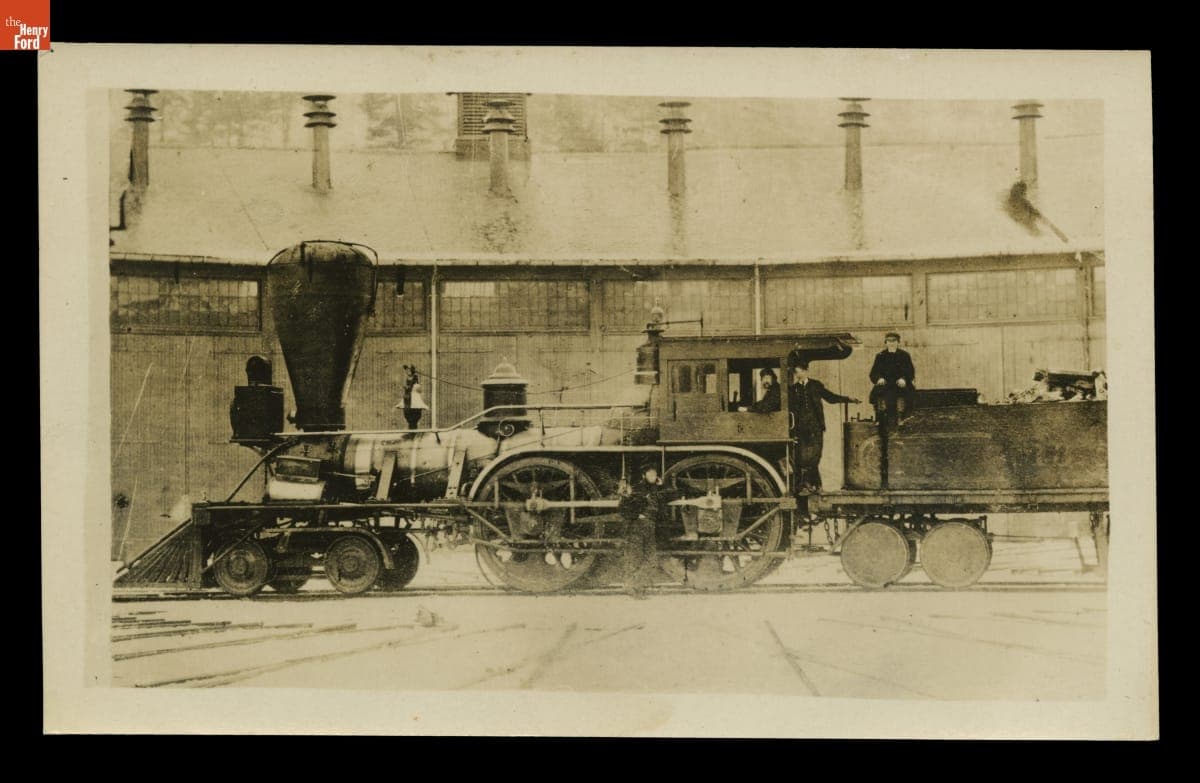 Locomotive, circa 1865
