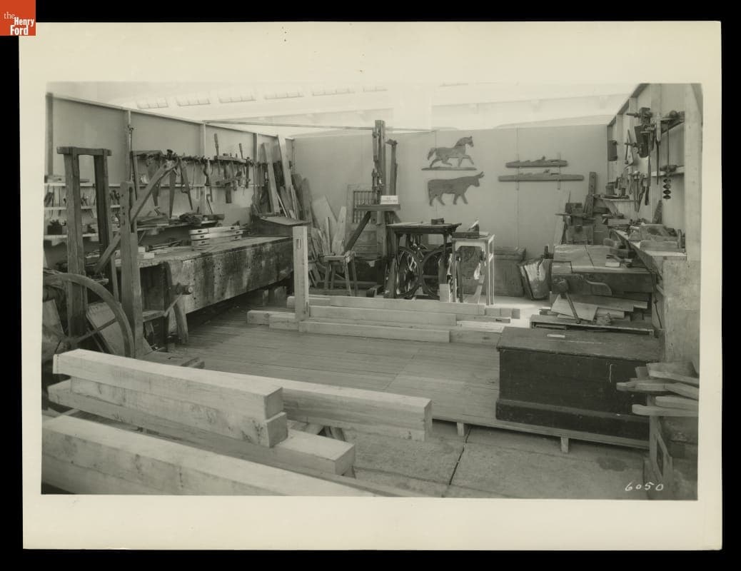 "Old Carpenter Shop" Exhibit in Henry Ford Museum, February 1932