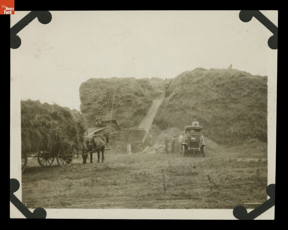Grain Harvest at Ford Farms, Southeastern Michigan, circa 1925
