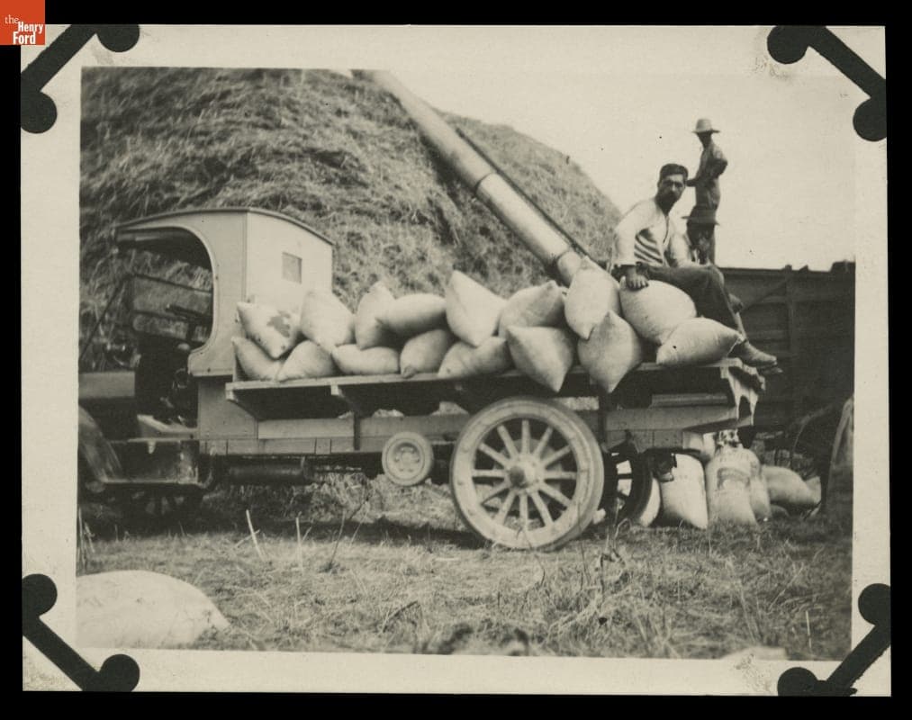 Grain Harvest at Ford Farms, Southeastern Michigan, circa 1925