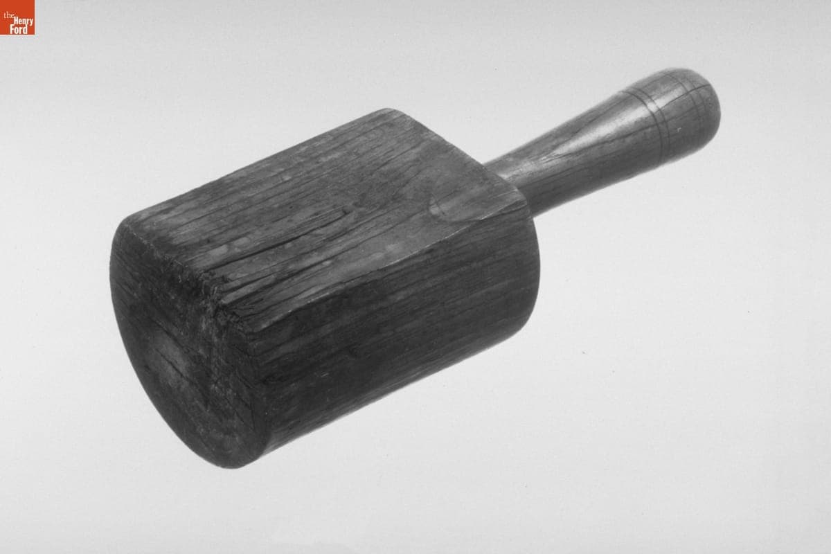 Wooden Mallet, 1880-1920