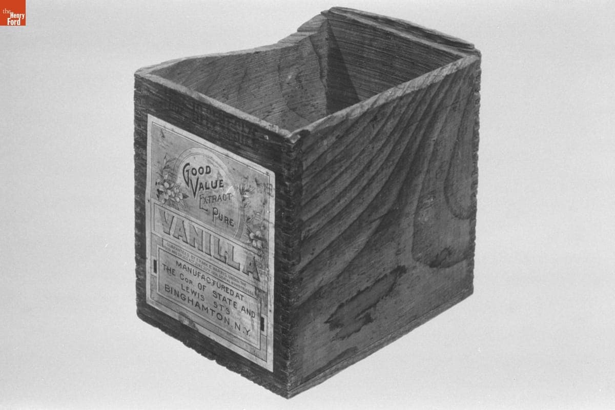 Shipping Box for Vanilla Extract, 1906-1920