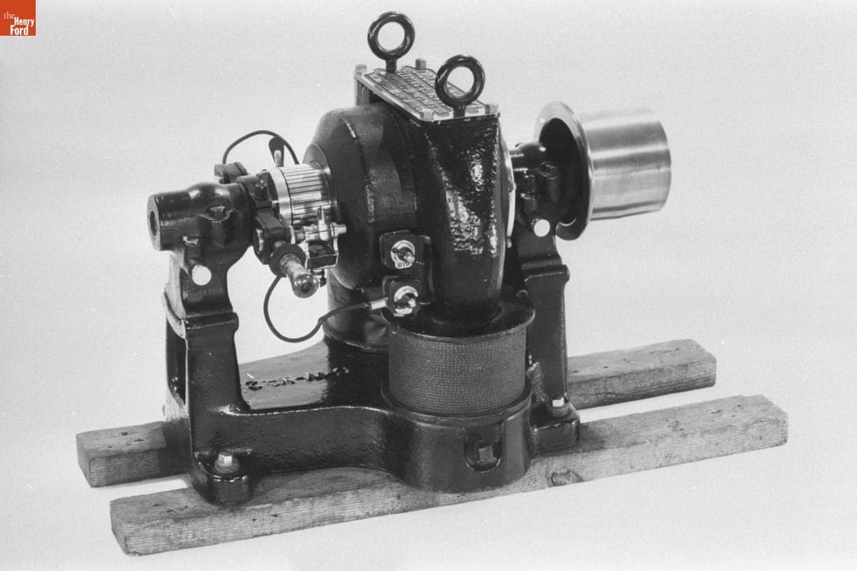 Crocker-Wheeler Type 2S Electric Motor, Used by the First Unitarian Church of Baltimore, 1891-1893