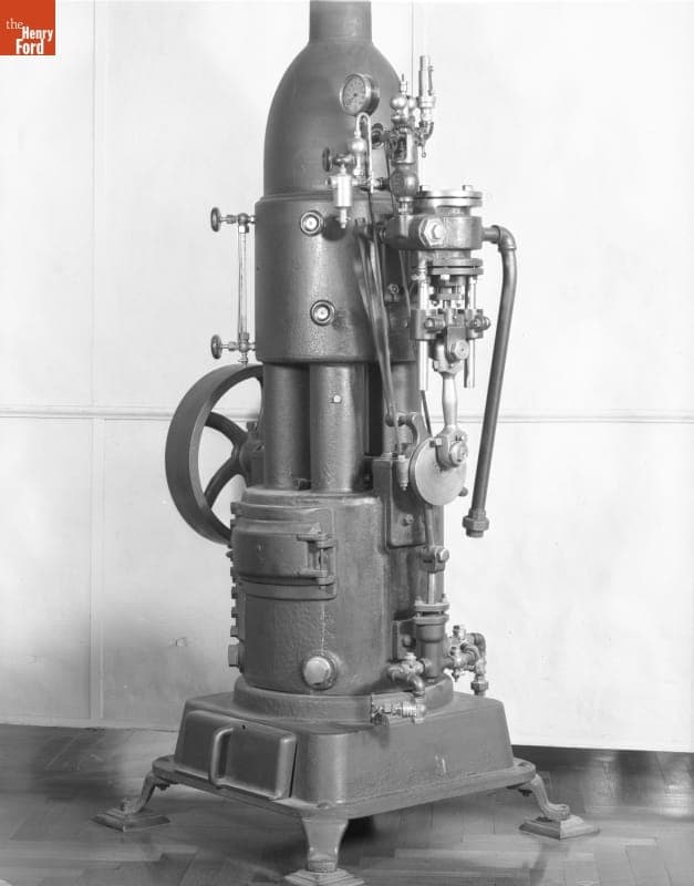 Steam Engine and Boiler, Used by Boston and Sandwich Glass Company, 1855-1872