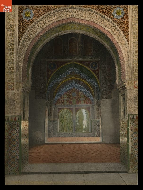 "Mirador de Daraxa,"  The Alhambra, Granada, Spain, circa 1905