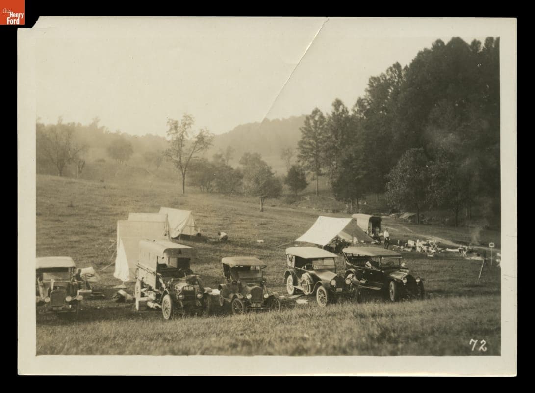 The "Vagabonds" Camp Site near Jonesboro, Tennessee, 1918