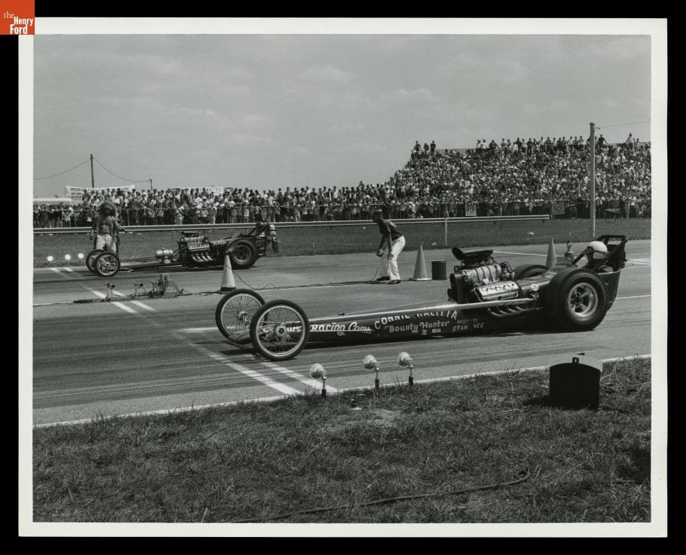 Connie Kalitta at the NHRA Nationals, Indianapolis, Indiana, 1963