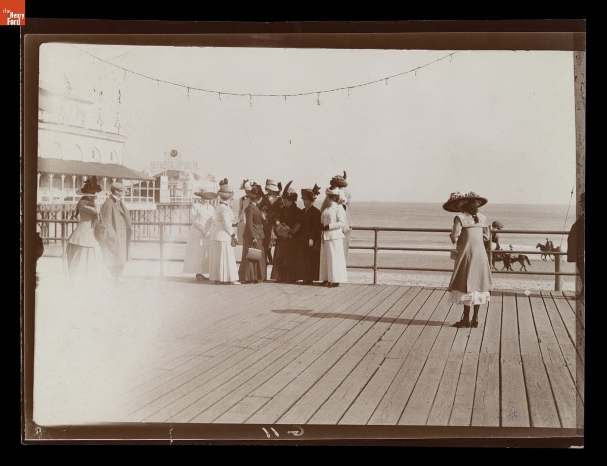 Kodaking on the Boardwalk, Atlantic City, New Jersey, April 1911