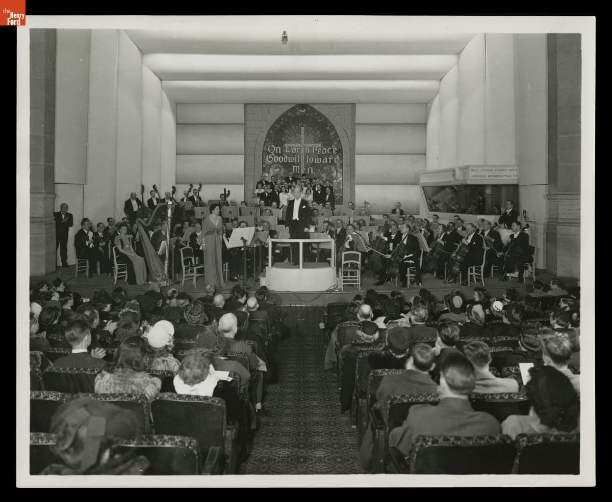 Soloist Rose Bampton Performing on the "Ford Sunday Evening Hour" Program, December 16, 1945