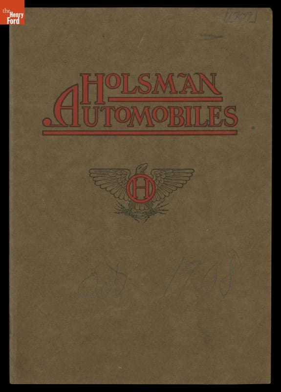 1909 Holsman Automobile Company Catalog, "Holsman Automobiles"