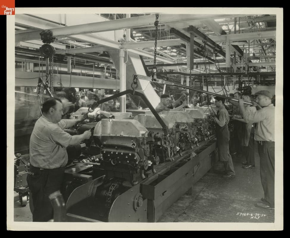 Assembly Line Workers, Ford Rouge Plant, 1932