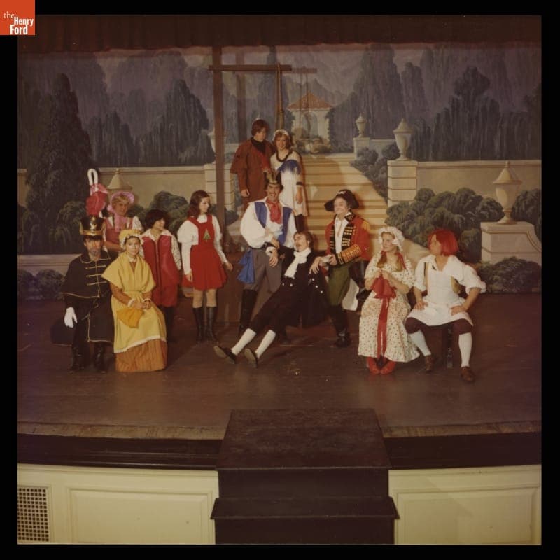 Performance of "Babes in Toyland" at Henry Ford Museum Theater, 1976
