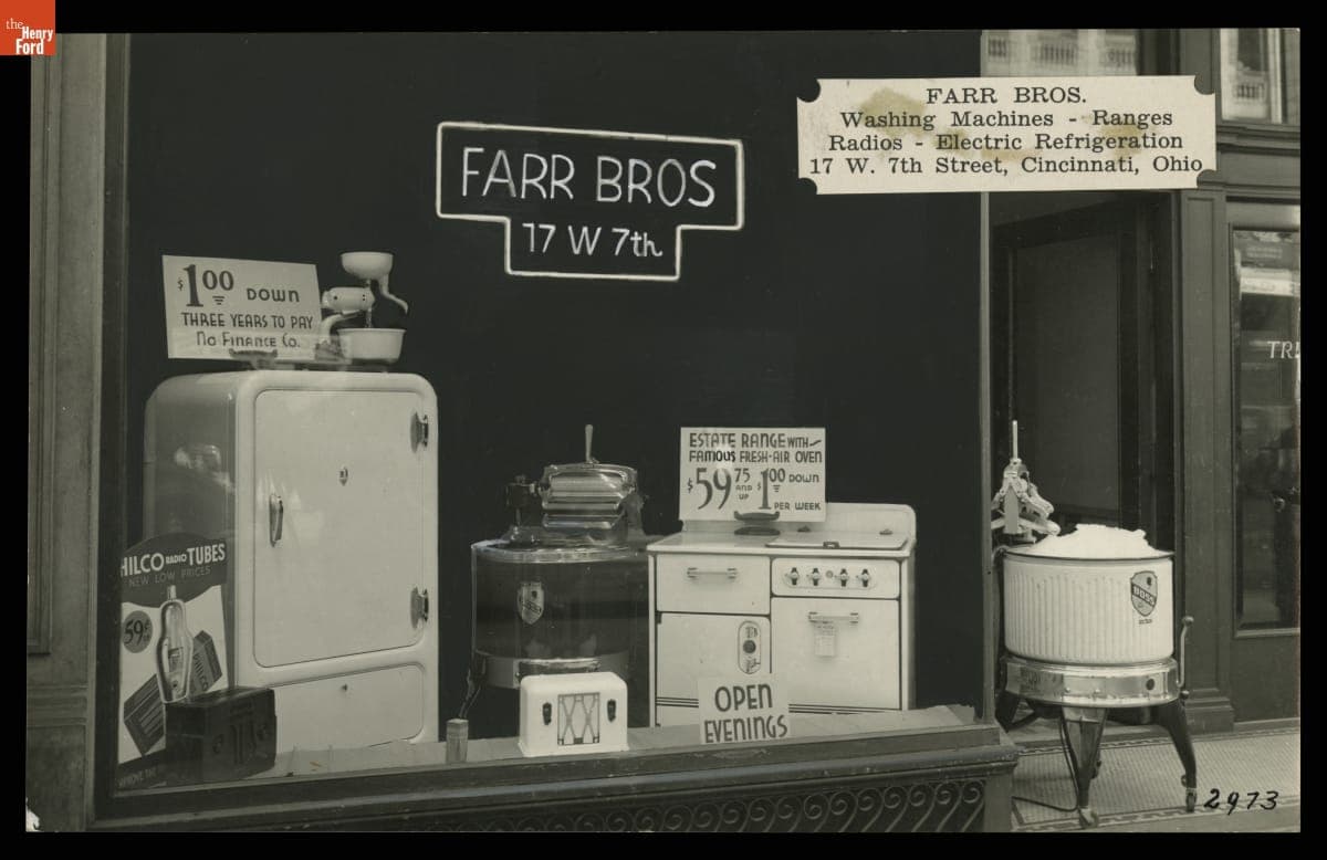 Farr Bros. Appliance Store, Cincinnati, Ohio, 1935-1950