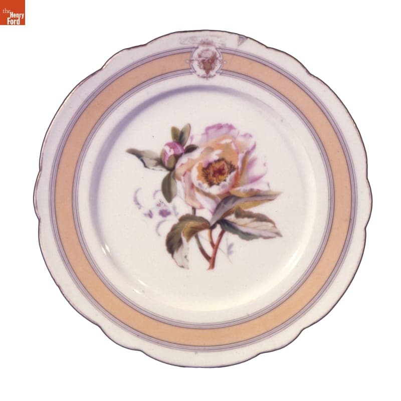 Plate, Used by General U.S. Grant, 1869-1870