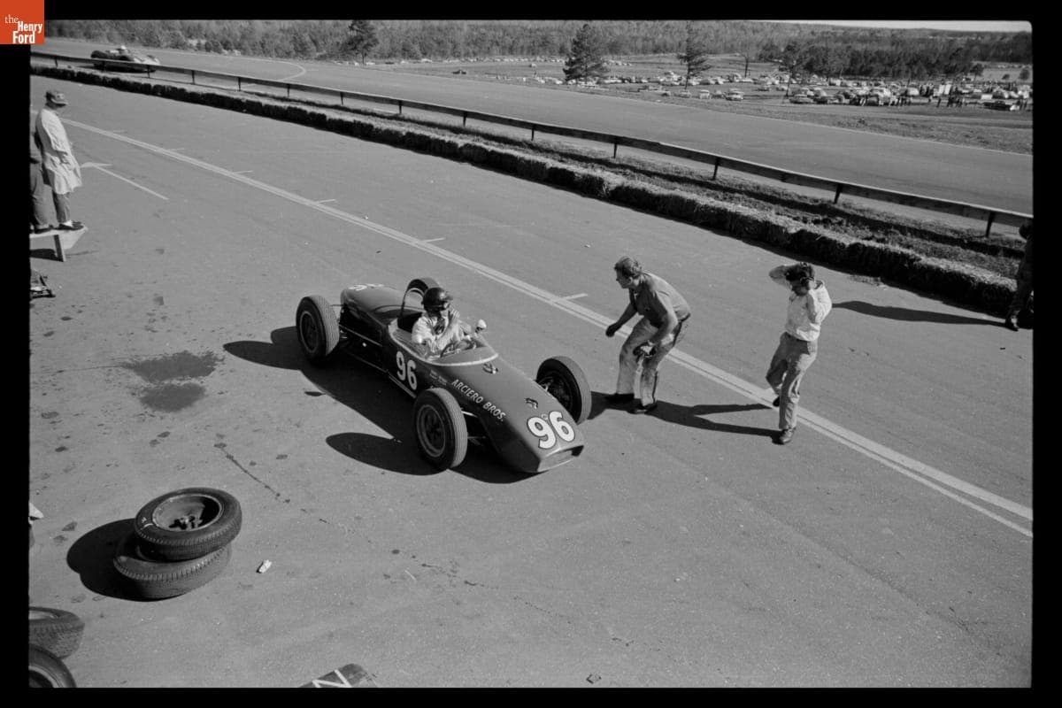 Dan Gurney in Lotus 18 Climax at Louisiana Formula Libre 200 Mile Race (Pipeline 200), March-April 1962