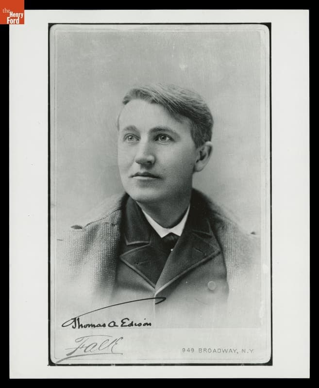 Portrait of Thomas Edison, 1887