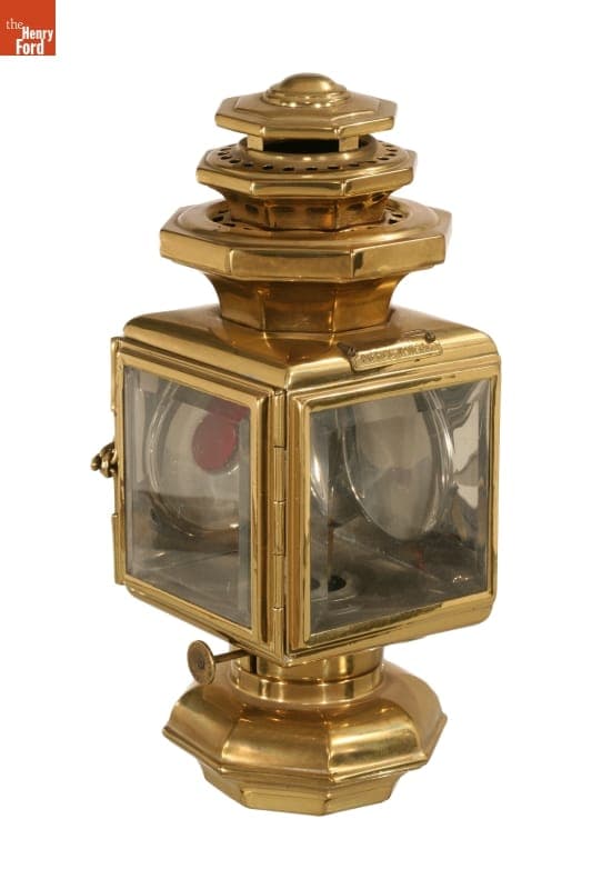 Side Lamp for a Pierce-Arrow Automobile, circa 1910