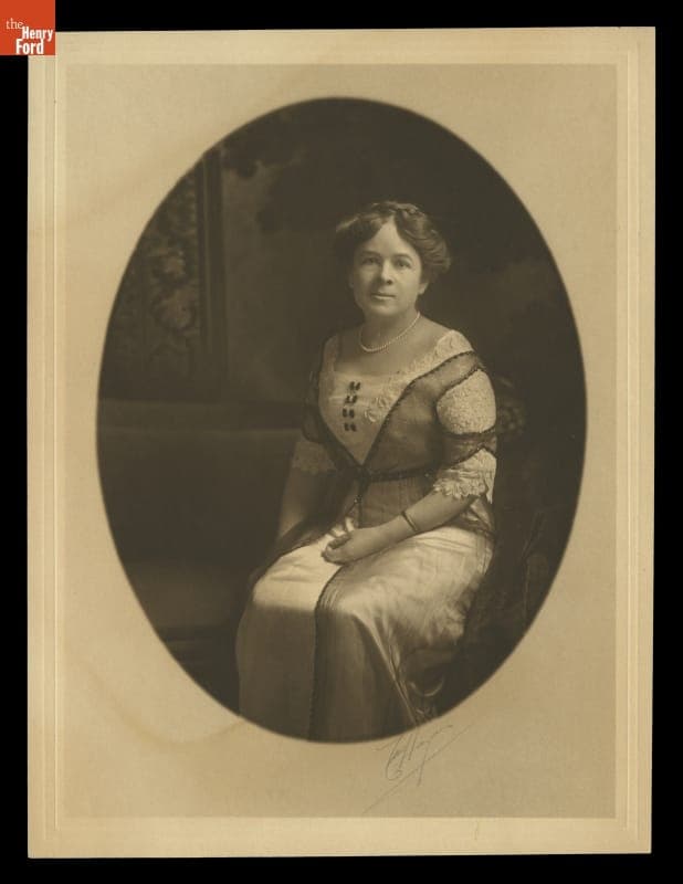 Portrait of Clara Ford, circa 1908