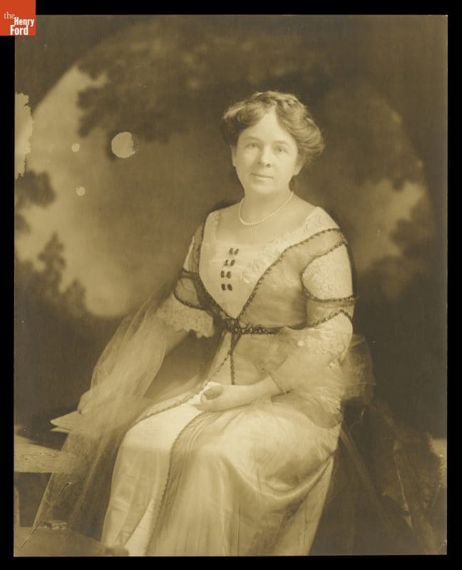 Portrait of Clara Ford, circa 1908