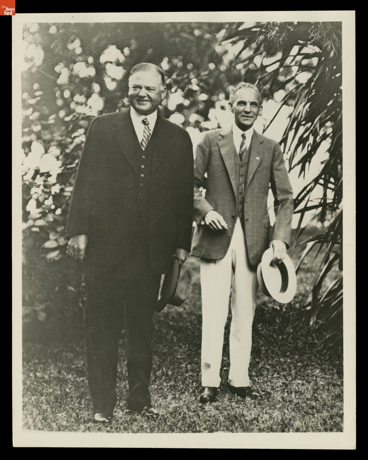President-Elect Herbert Hoover and Henry Ford in Fort Myers, Florida, February 1929
