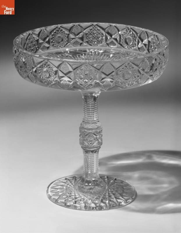 Compote, Used by the Firestone Family, 1890-1915
