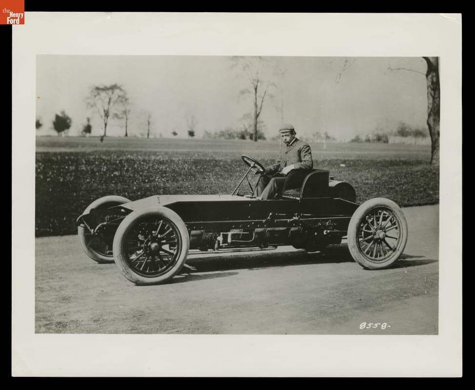 Alexander Winton in a "Bullet" Racer, 1901-1905