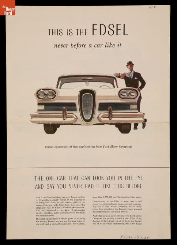 1958 Edsel Sales Brochure, "This is the Edsel"