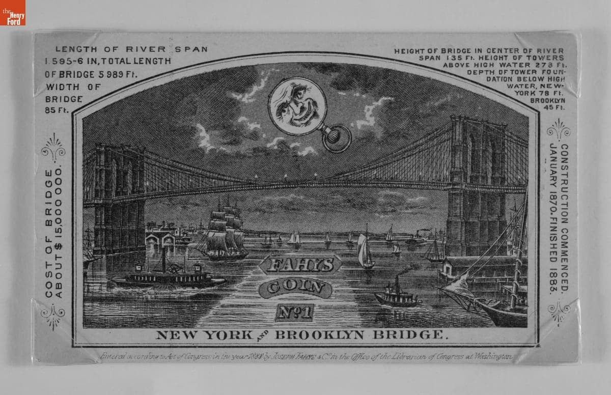 Trade Card for Fahys' Watchcases, 1888