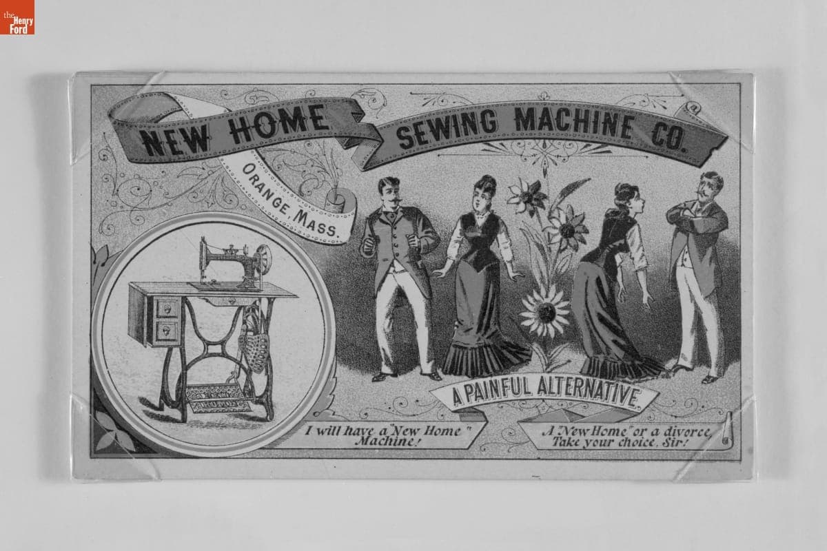 Trade Card for the New Home Sewing Machine, 1882-1900