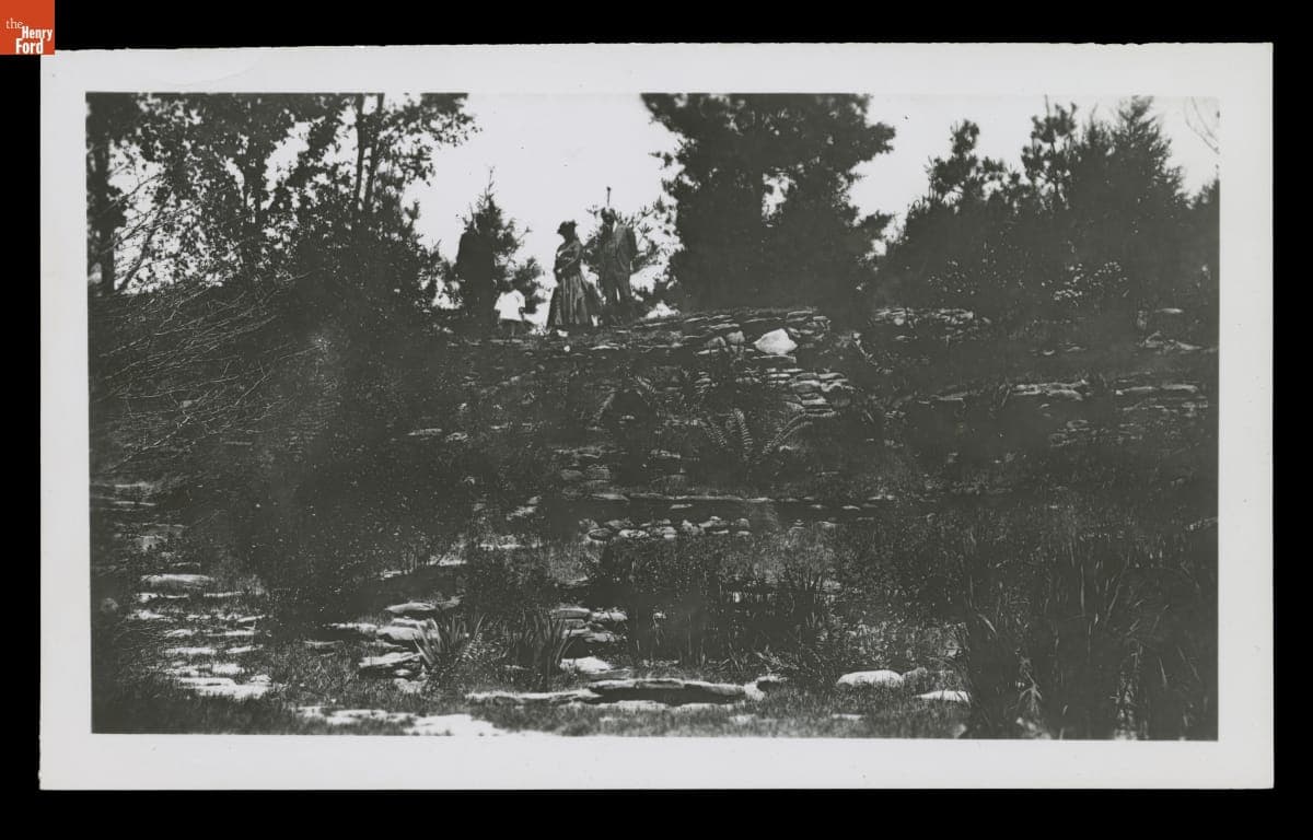 Burroughs Grotto at Fair Lane Estate, Dearborn, Michigan, 1915-1920