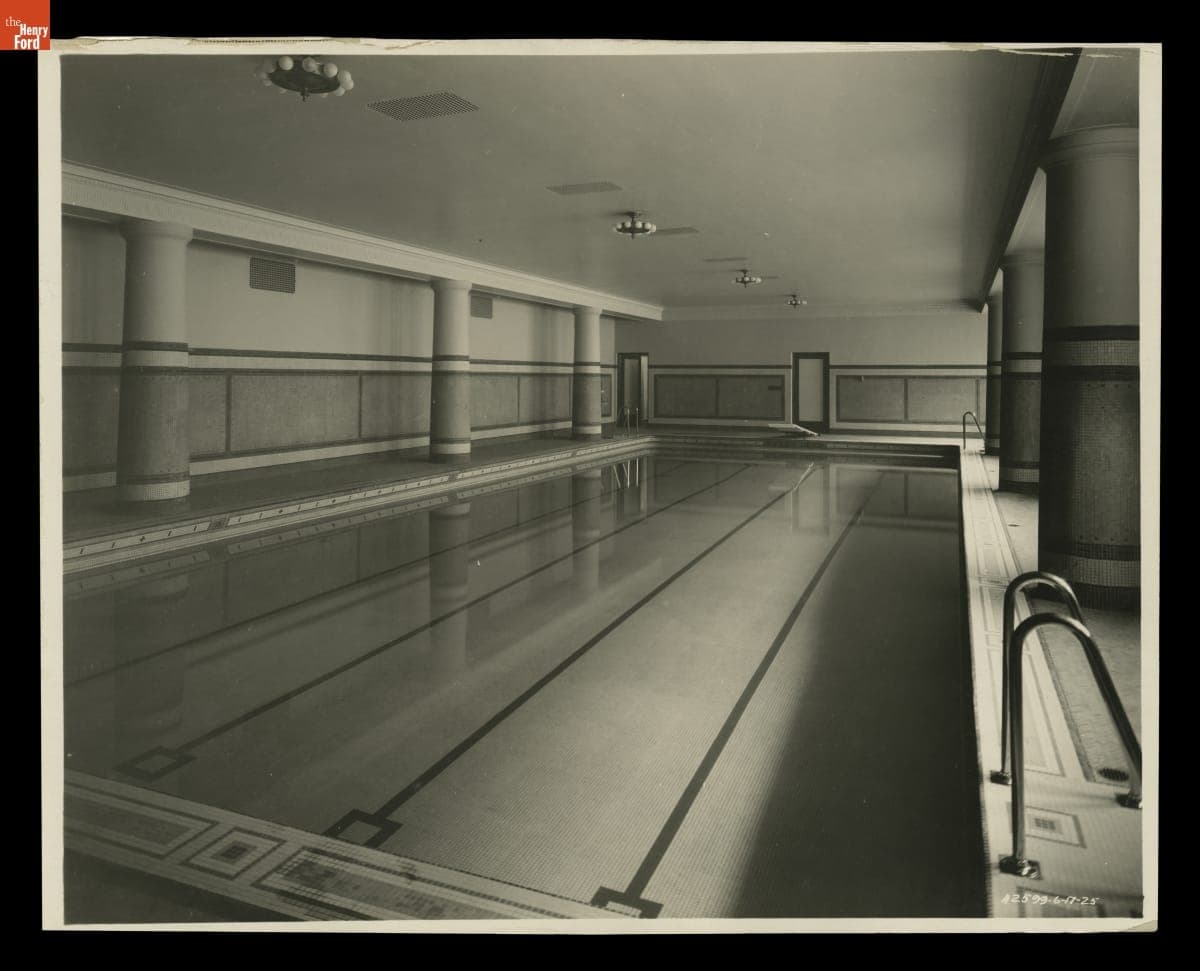 Swimming Pool in the Education Building, Henry Ford Hospital School of Nursing, June 1925