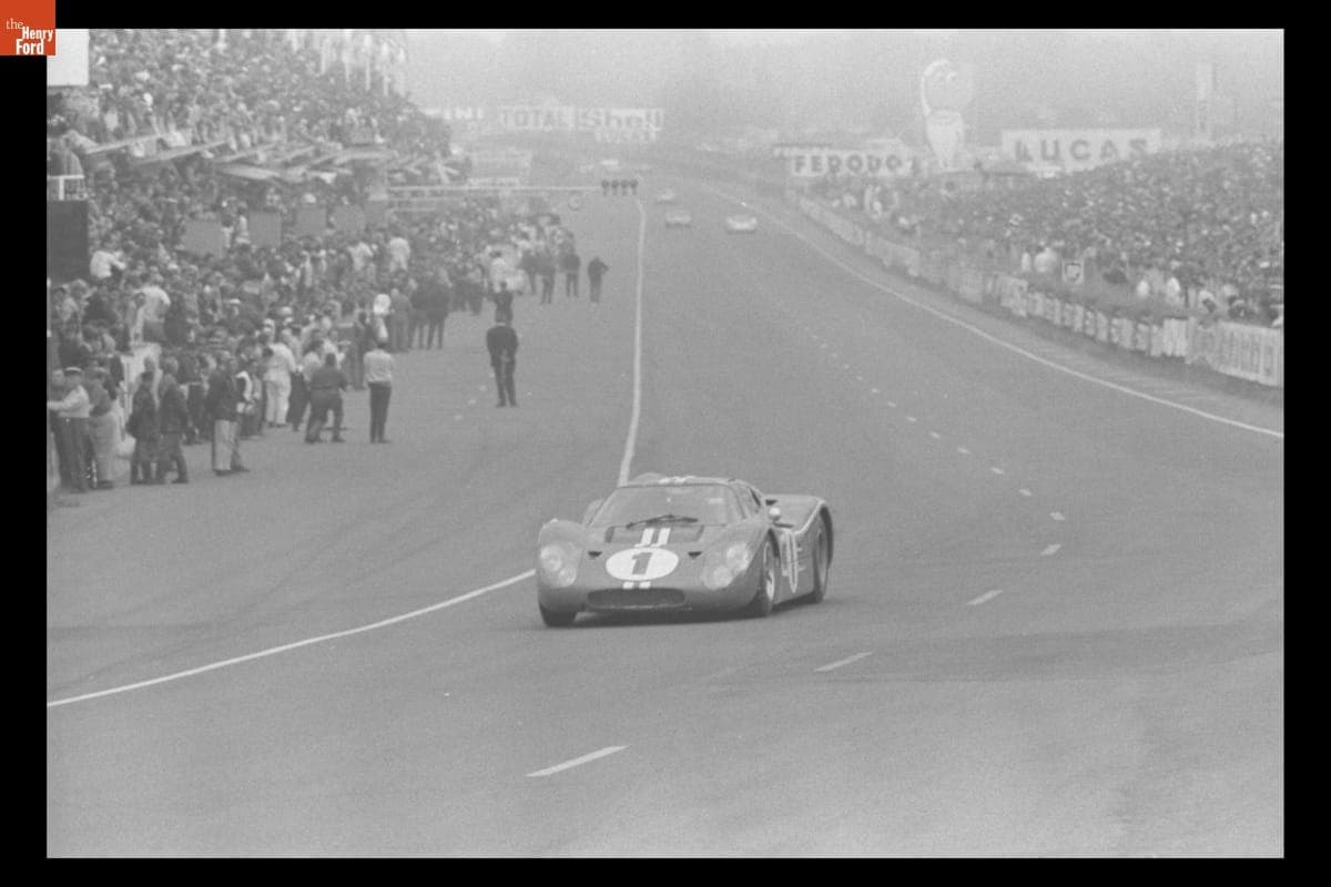 Ford Mark IV Driven by Dan Gurney and A. J. Foyt in the 24 Heures du Mans (24 Hours of Le Mans) Race, June 1967