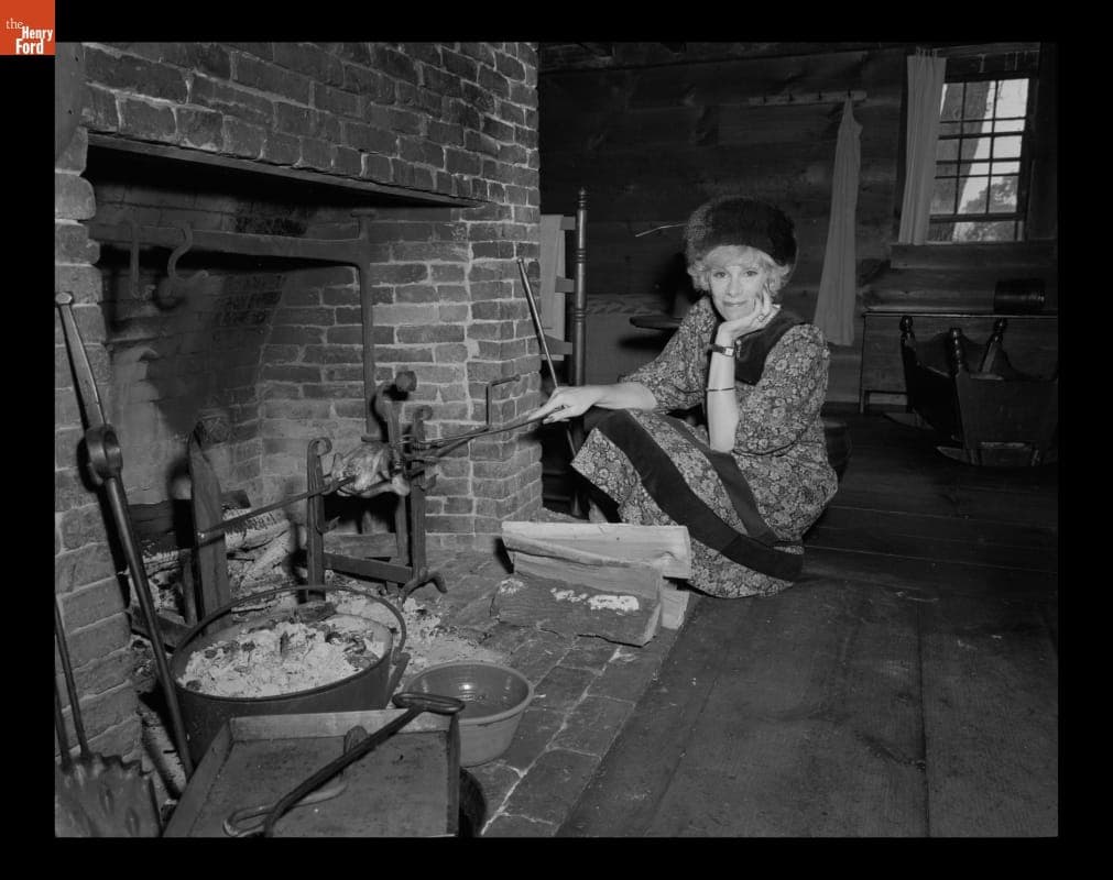 Joan Rivers Visiting Plympton House in Greenfield Village, November 4, 1977