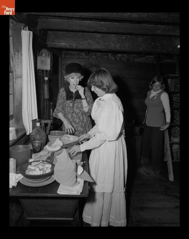 Joan Rivers Visiting Plympton House in Greenfield Village, November 4, 1977