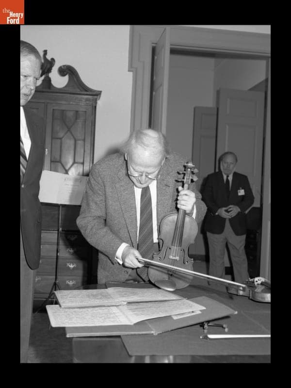 Yehudi Menuhin Playing the "Maud Powell Violin" from the Collection of The Henry Ford, April 7, 1988