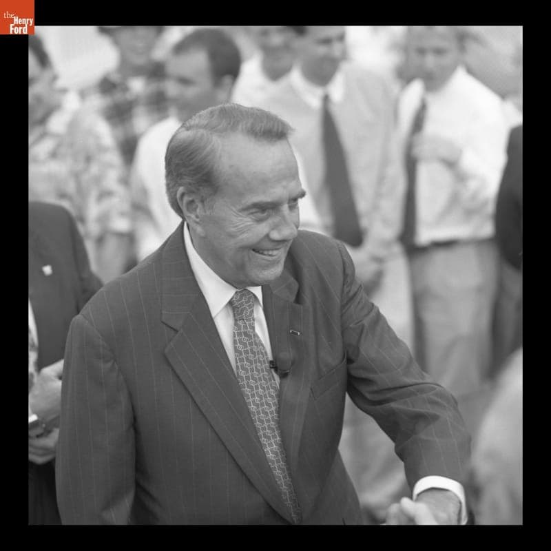 Bob Dole Visiting Greenfield Village, July 18, 1996