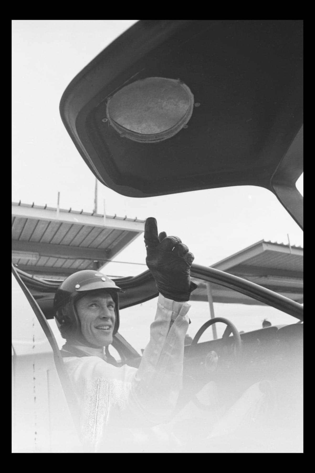 Dan Gurney in Ford Mark II at the Daytona 24 Hour Continental Race, February 1966