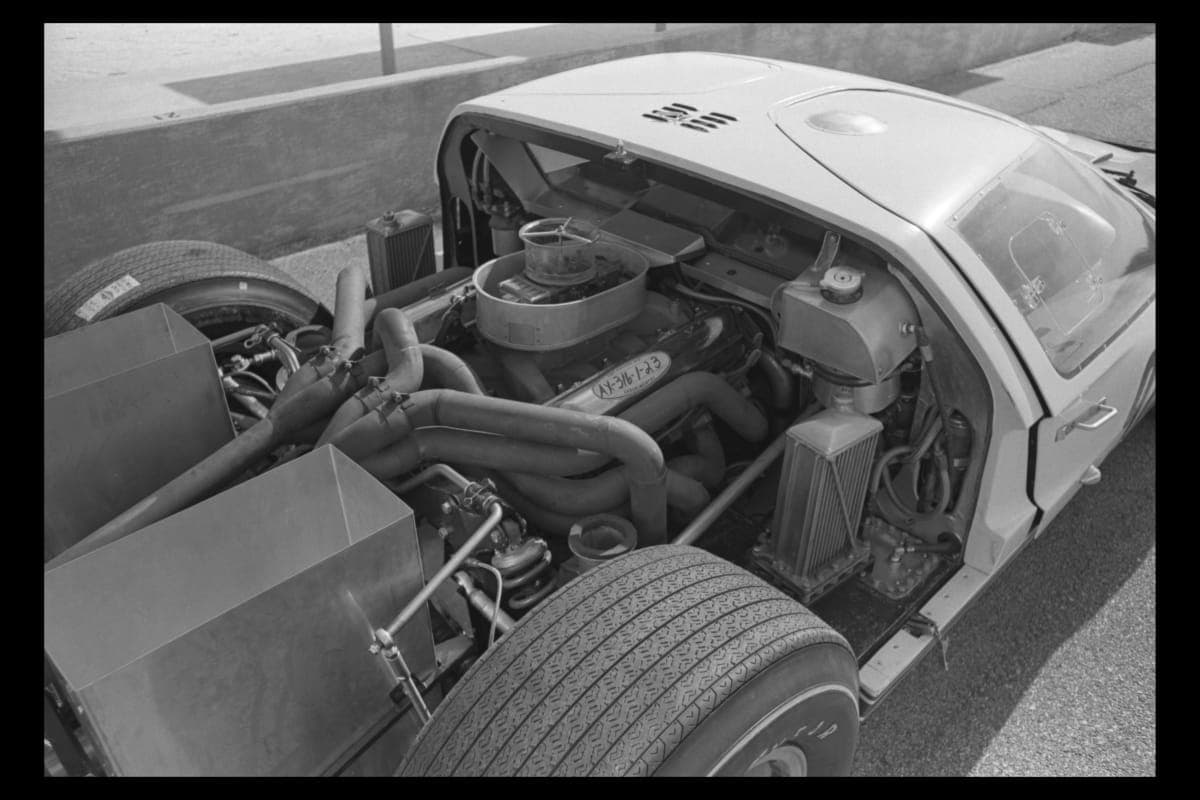 Ford GT40 Mark II Driven by Dan Gurney and Jerry Grant at the Daytona 24 Hour Continental Race, February 1966