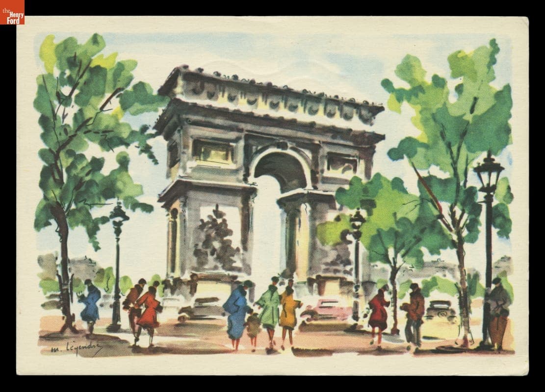 Advertising Postcard for Roy H. Bjorkman, Inc., Sent to Mrs. Hamilton Roddis, May 1960