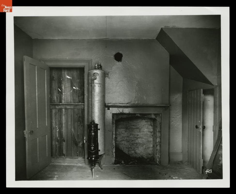 Interior of the Sarah Jordan Boarding House at Its Original Site, Menlo Park, New Jersey, 1928