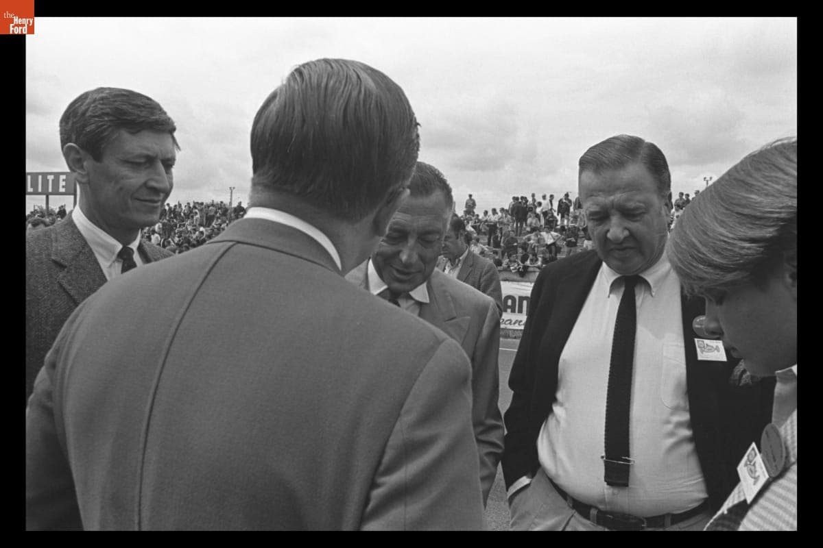 Henry Ford II at the 24 Heures du Mans (24 Hours of Le Mans) Race, June 1966