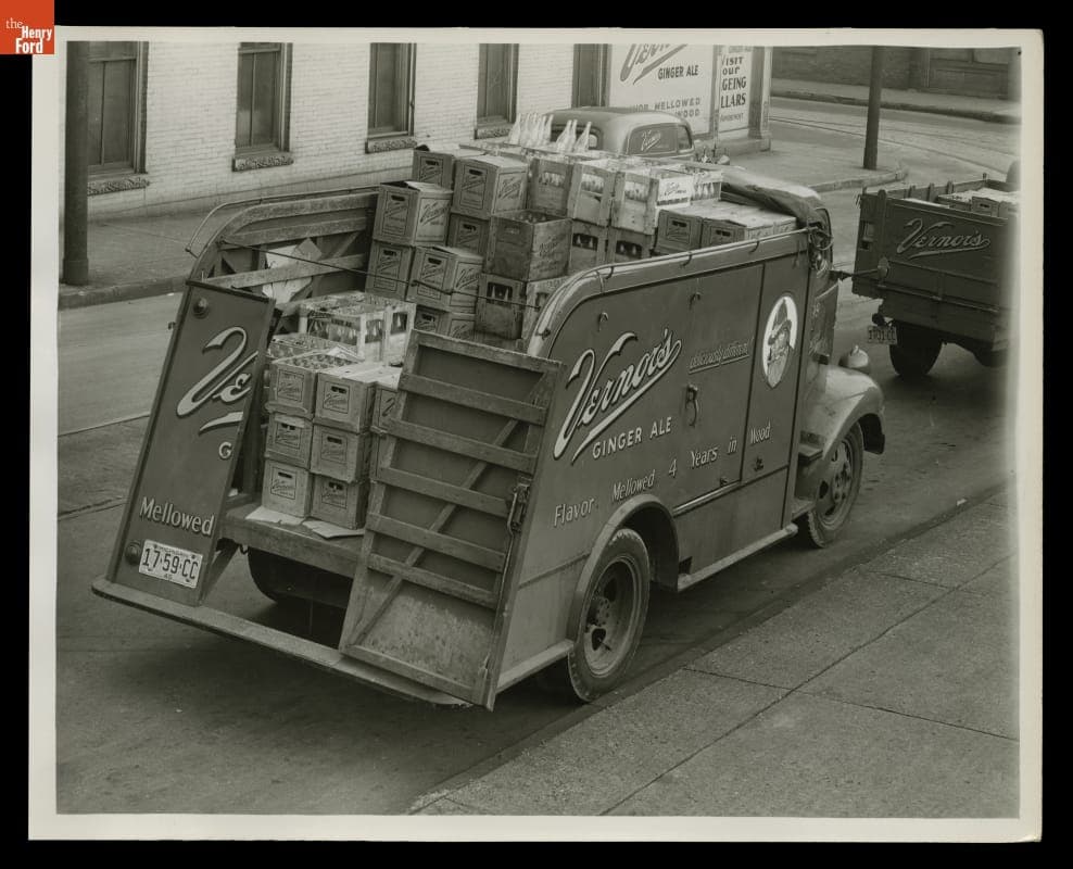 1946 Ford Delivery Truck for Vernor's Ginger Ale, November 20, 1945