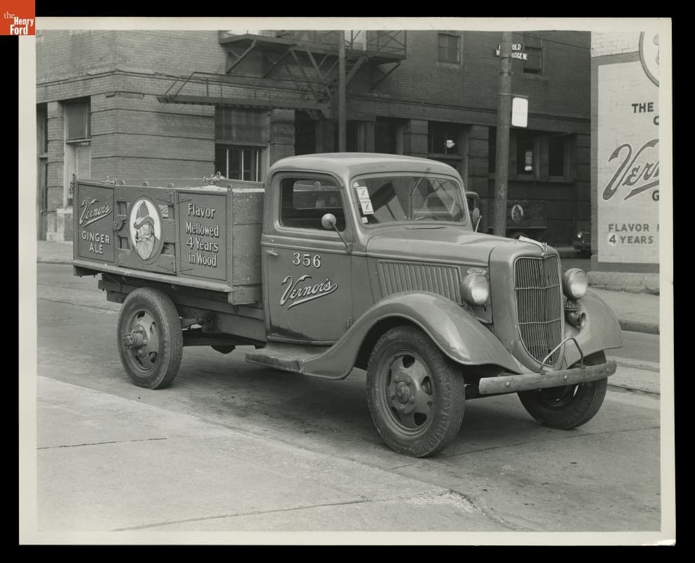 1946 Ford Delivery Truck for Vernor's Ginger Ale, November 20, 1945