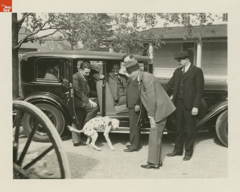 Phillips Lord ("Seth Parker") and Fellow Actors Meet with Henry Ford in Greenfield Village, October 22, 1931