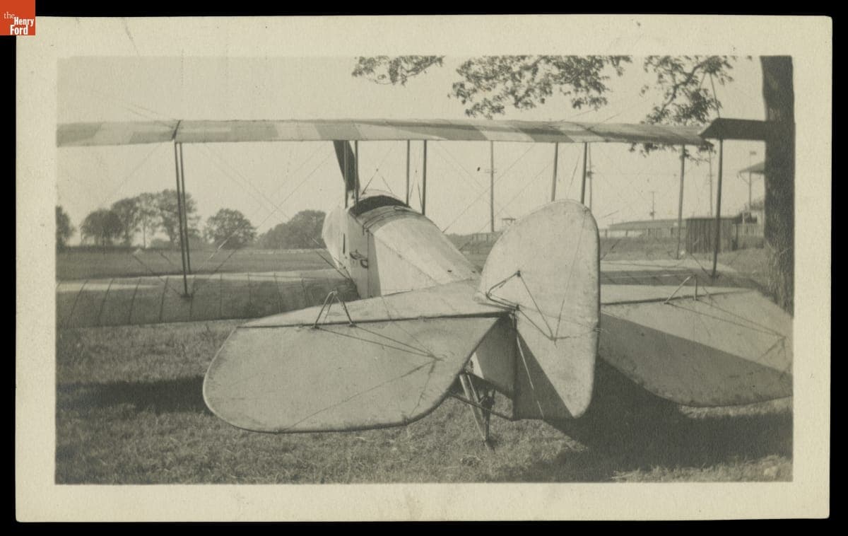 Katherine Stinson's Laird Biplane at the Tri-State Fair, October 1916