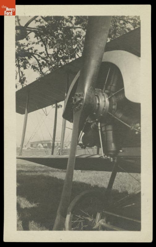 Katherine Stinson's Laird Biplane at the Tri-State Fair, October 1916