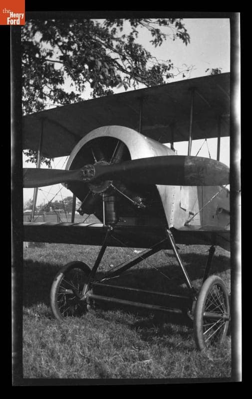Katherine Stinson's Laird Biplane at the Tri-State Fair, October 1916