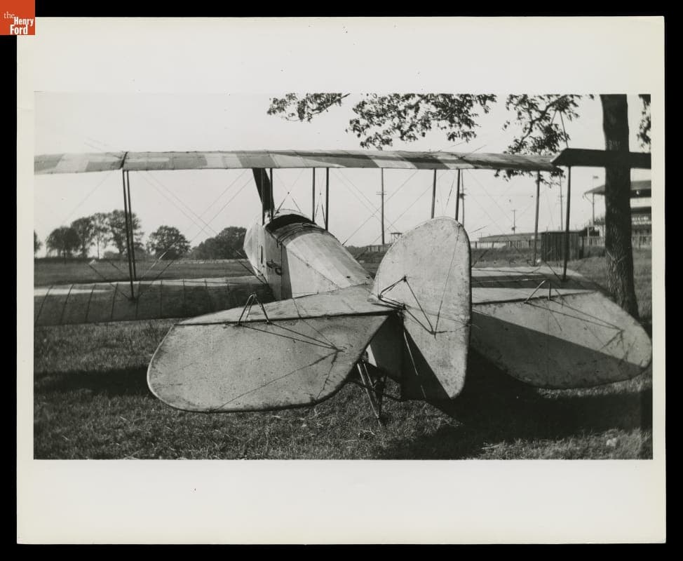 Katherine Stinson's Laird Biplane at the Tri-State Fair, October 1916